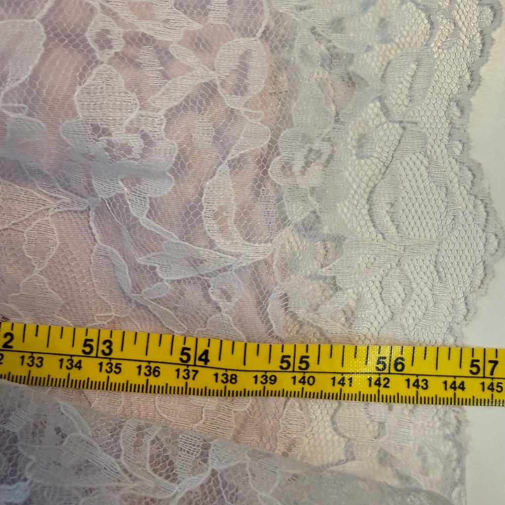 Vintage ILGWU Pink Lace Prairie Dress Made USA Coquette Fairycore Cottage 5 - Picture 16 of 16